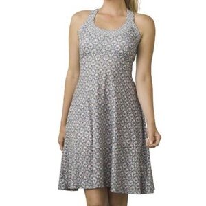 Prana Cali Halter Racerback Sporty Dress Size XS Stretchy Material Relaxed Skirt